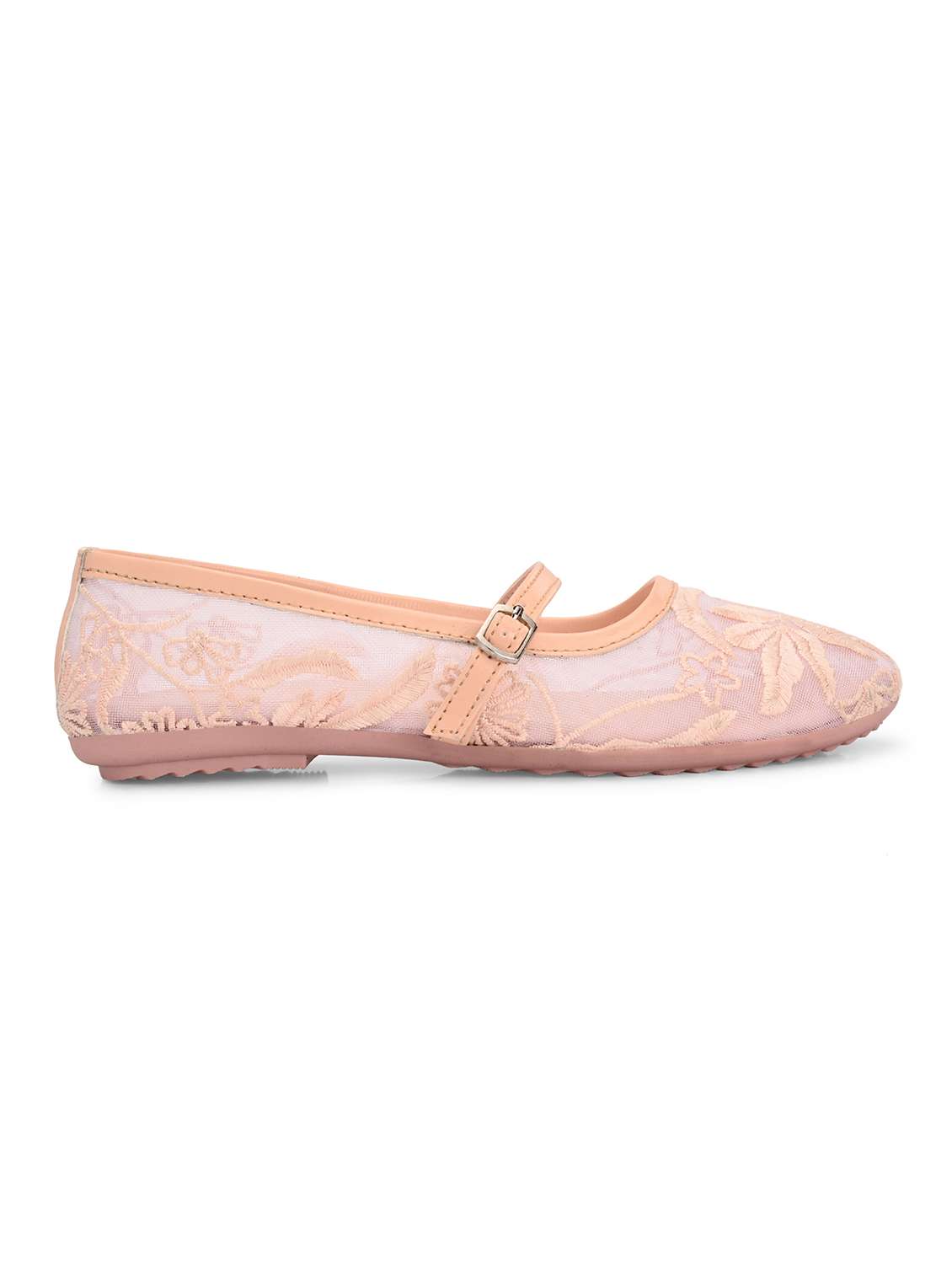 women peach slip on ballerina - 21970883 -  Standard Image - 1