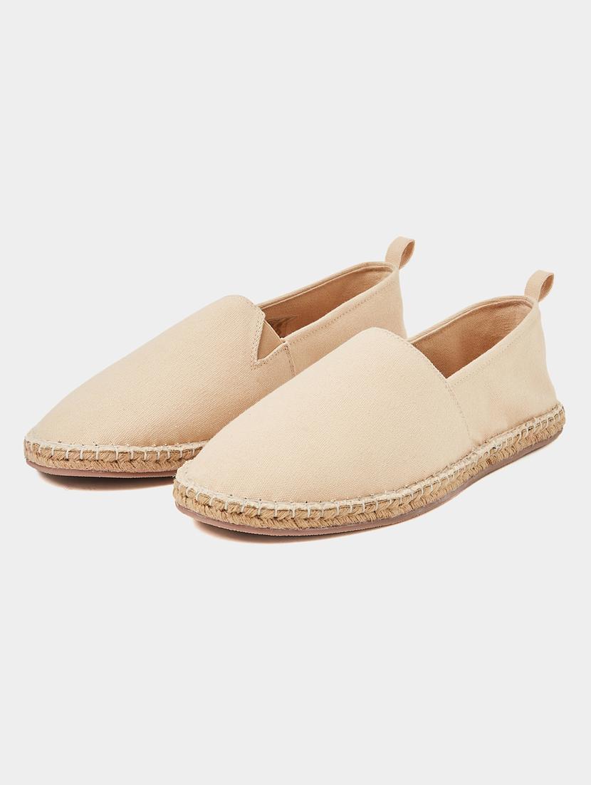 men beige slip on espadrille - 21970896 -  Standard Image - 1