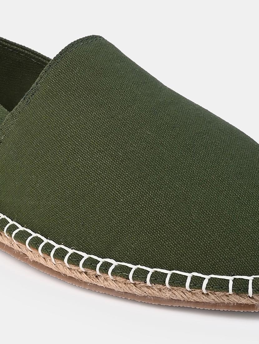 men olive slip on espadrille - 21970897 - Standard Image - 6
