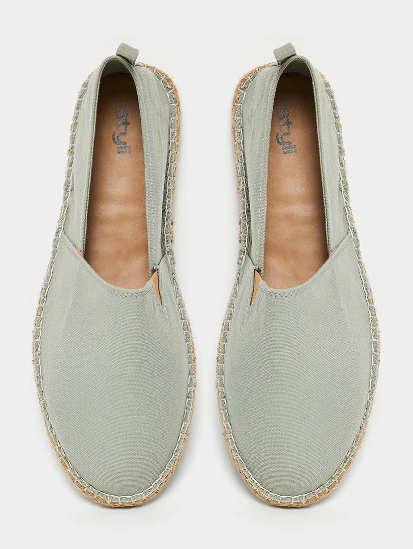 men grey slip on espadrille - 21970900 - Standard Image - 4