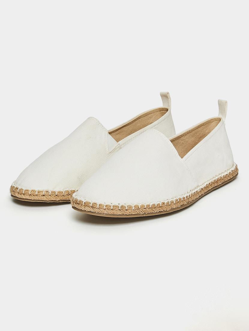 men white slip on espadrille - 21970901 -  Standard Image - 1