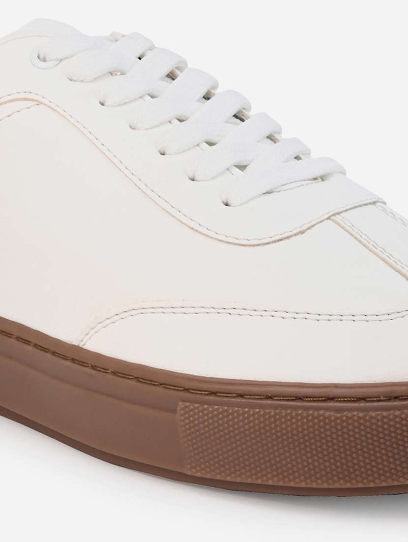 men white lace up sneaker - 21970905 -  Standard Image - 6