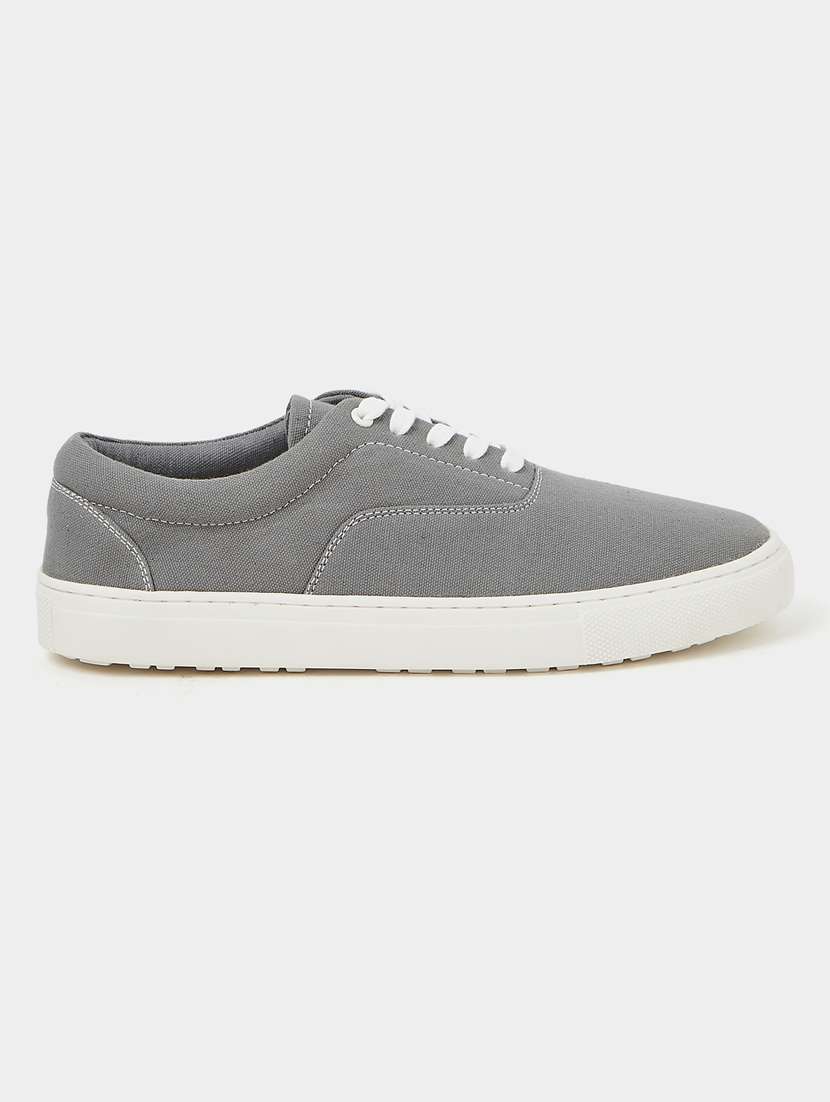 men grey lace up sneaker - 21970907 -  Standard Image - 1