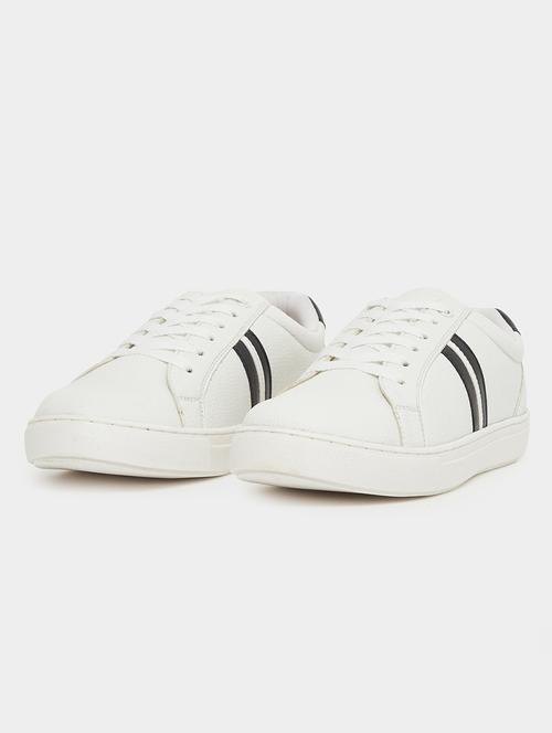 men white lace up sneaker - 21970910 -  Standard Image - 0