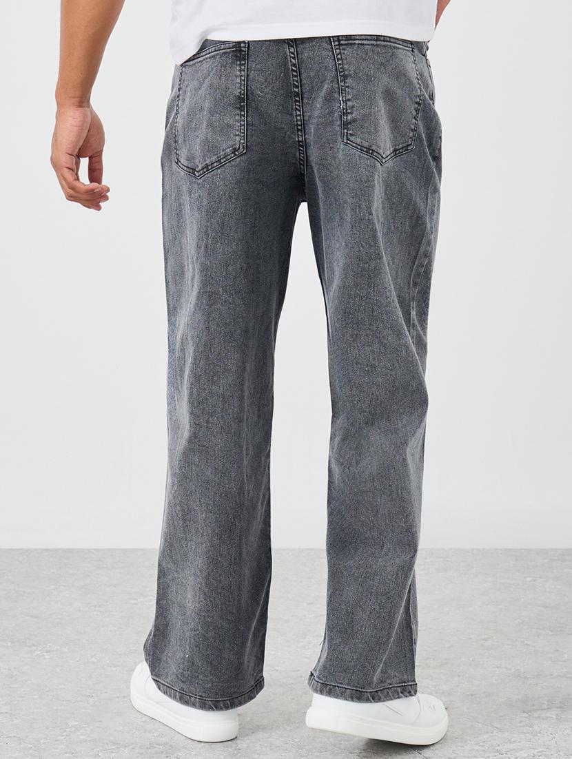 men washed mid rise straight fit jeans - 21970944 -  Standard Image - 1