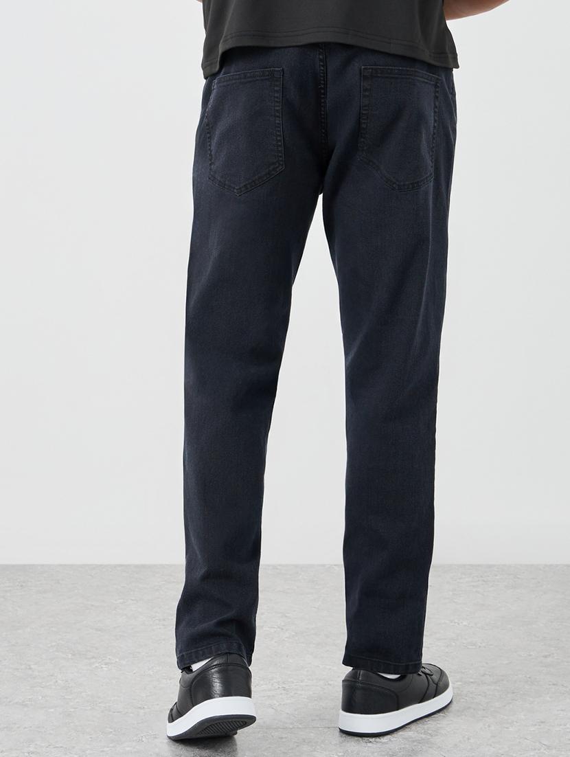 men washed mid rise straight fit jeans - 21970949 - Standard Image - 1