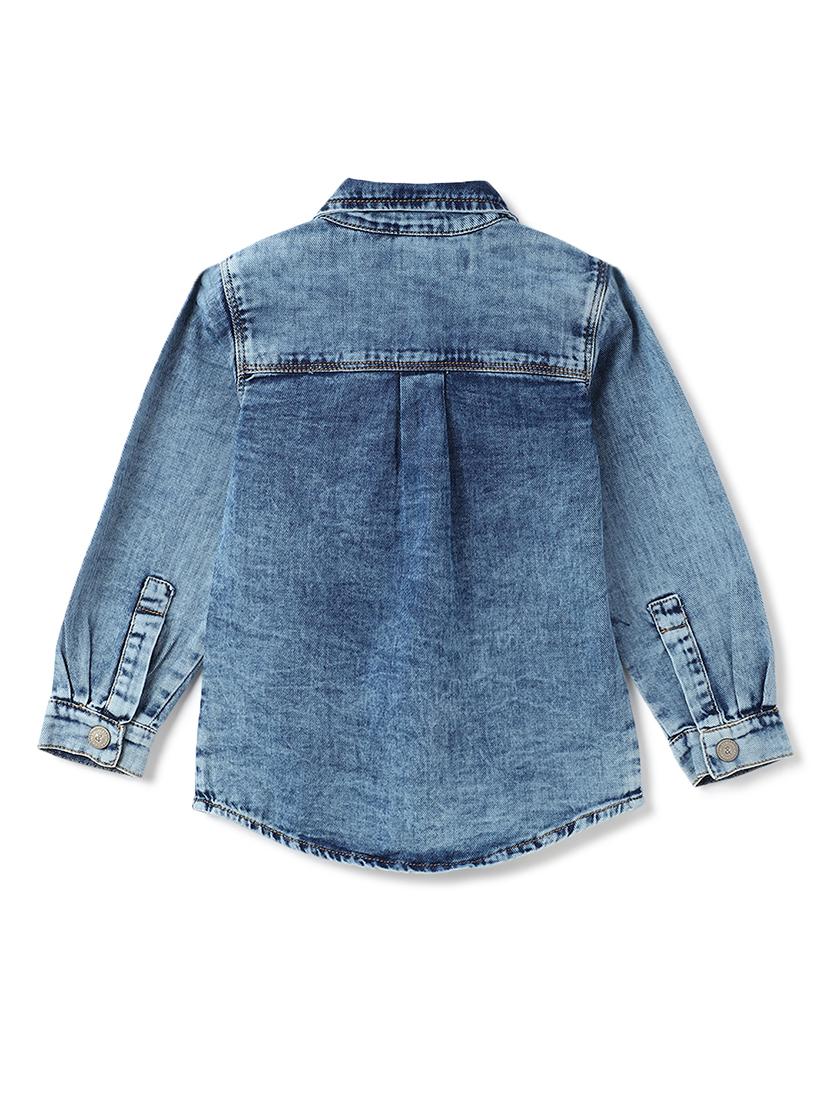 blue cotton shirts top - 21971178 - Standard Image - 1
