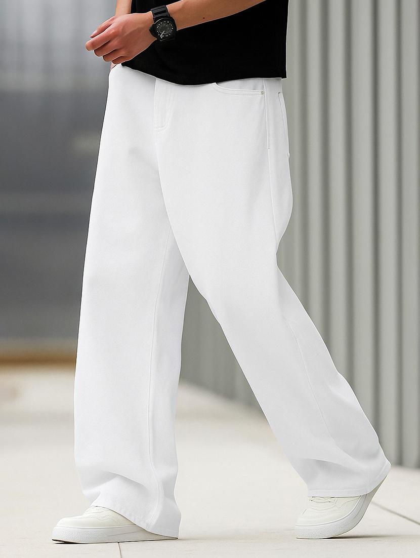 white denim jeans - 21971209 - Standard Image - 4