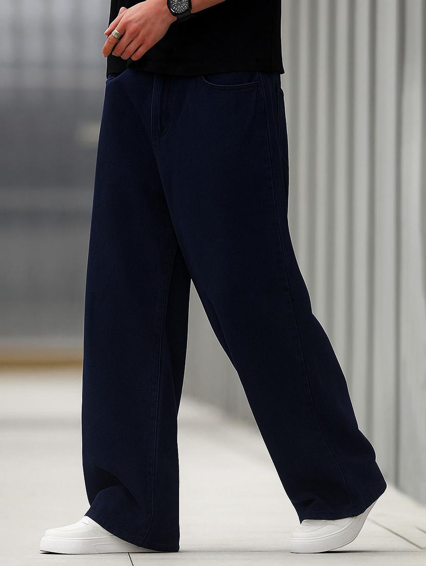 navy blue denim jeans - 21971210 - Standard Image - 4
