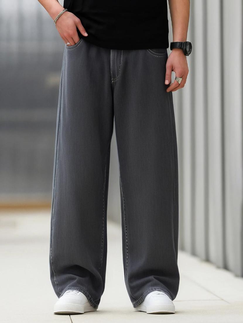 grey denim jeans - 21971211 -  Zoom Image - 0