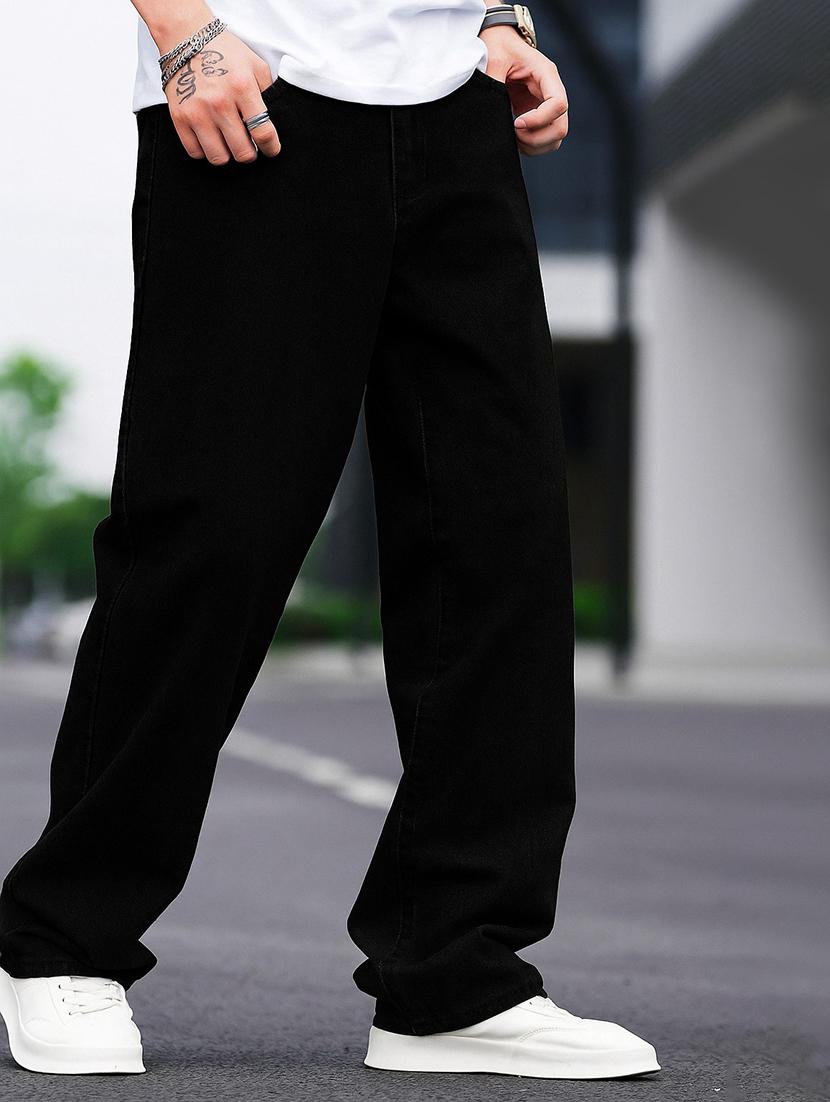 black denim jeans - 21971213 - Standard Image - 1