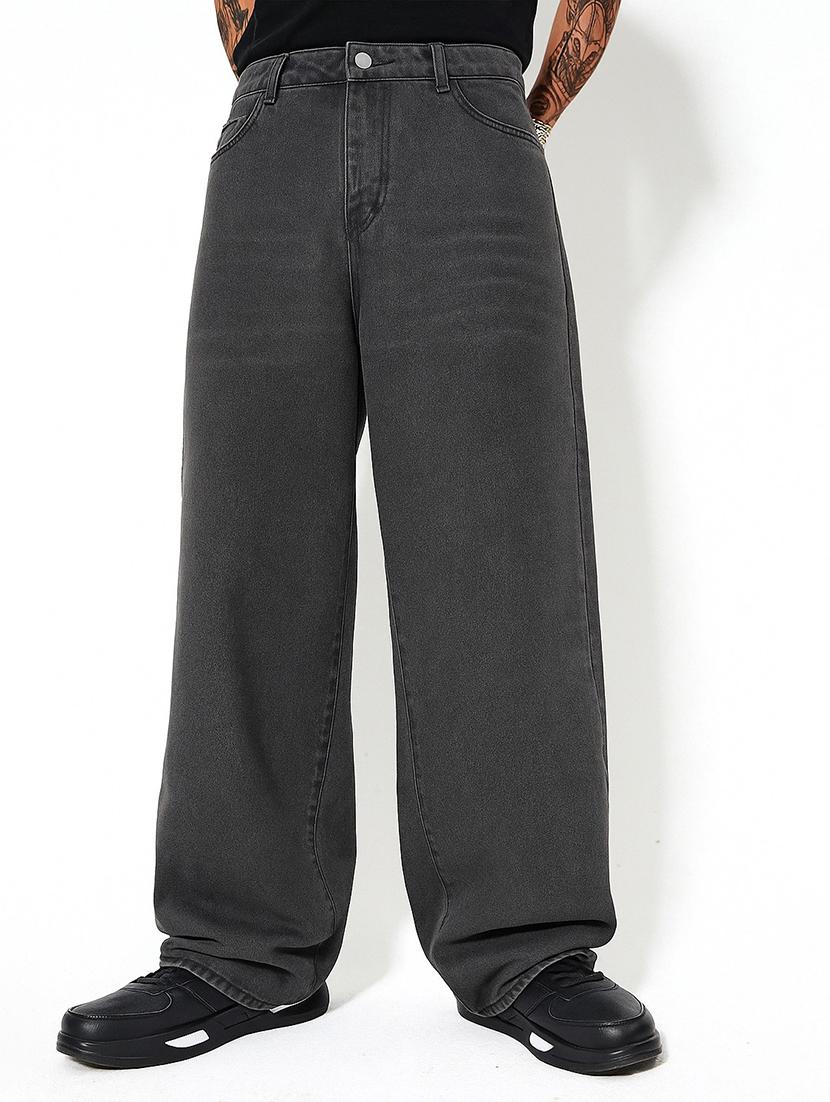 grey denim jeans - 21971221 - Standard Image - 4
