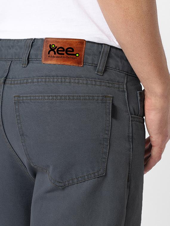 men plain mid rise full length straight fit jeans - 21971251 - Standard Image - 4