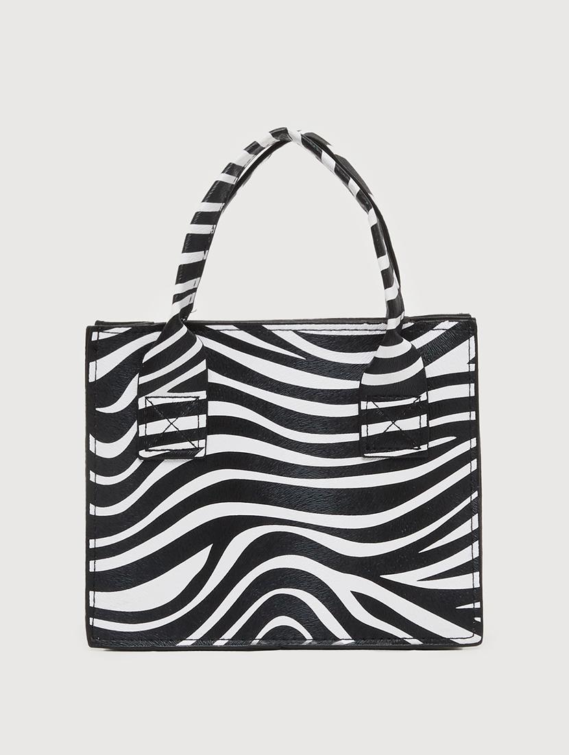 zebra printed party handbag set - 21971298 - Standard Image - 4