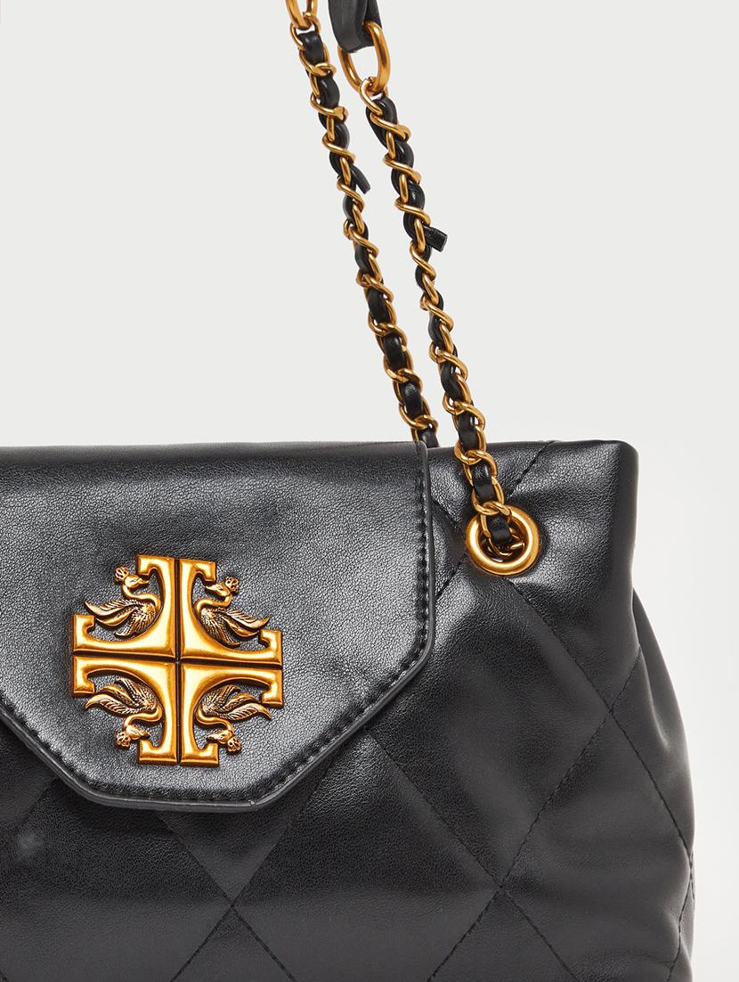 quilted black textured shoulder handbag - 21971403 - Standard Image - 1