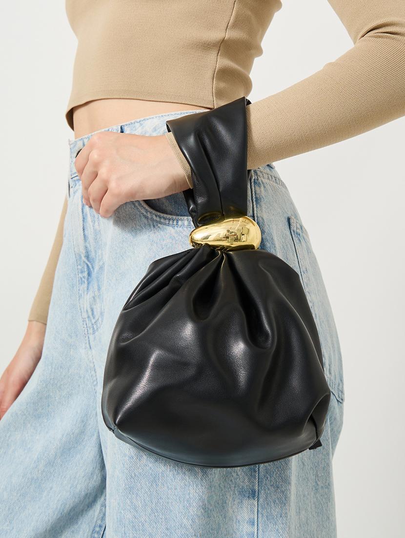 women black embellished pu handbag - 21971424 -  Standard Image - 1