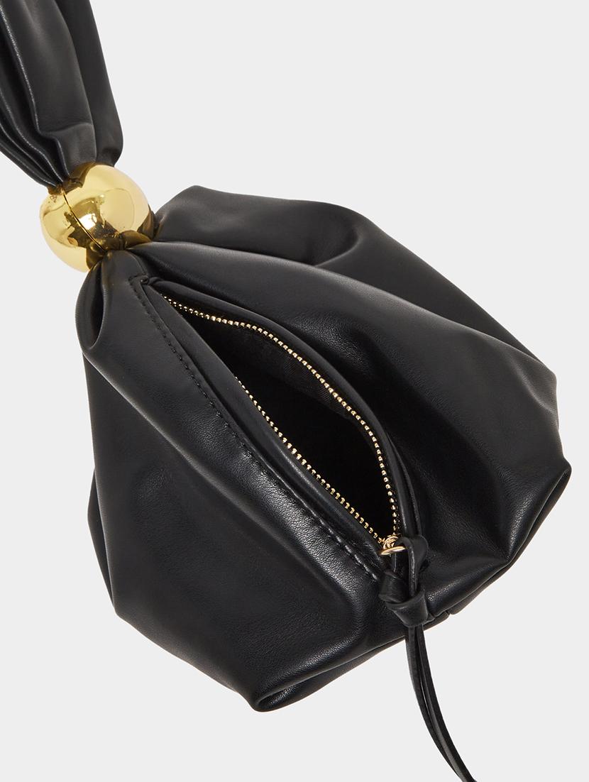 women black embellished pu handbag - 21971424 - Standard Image - 6