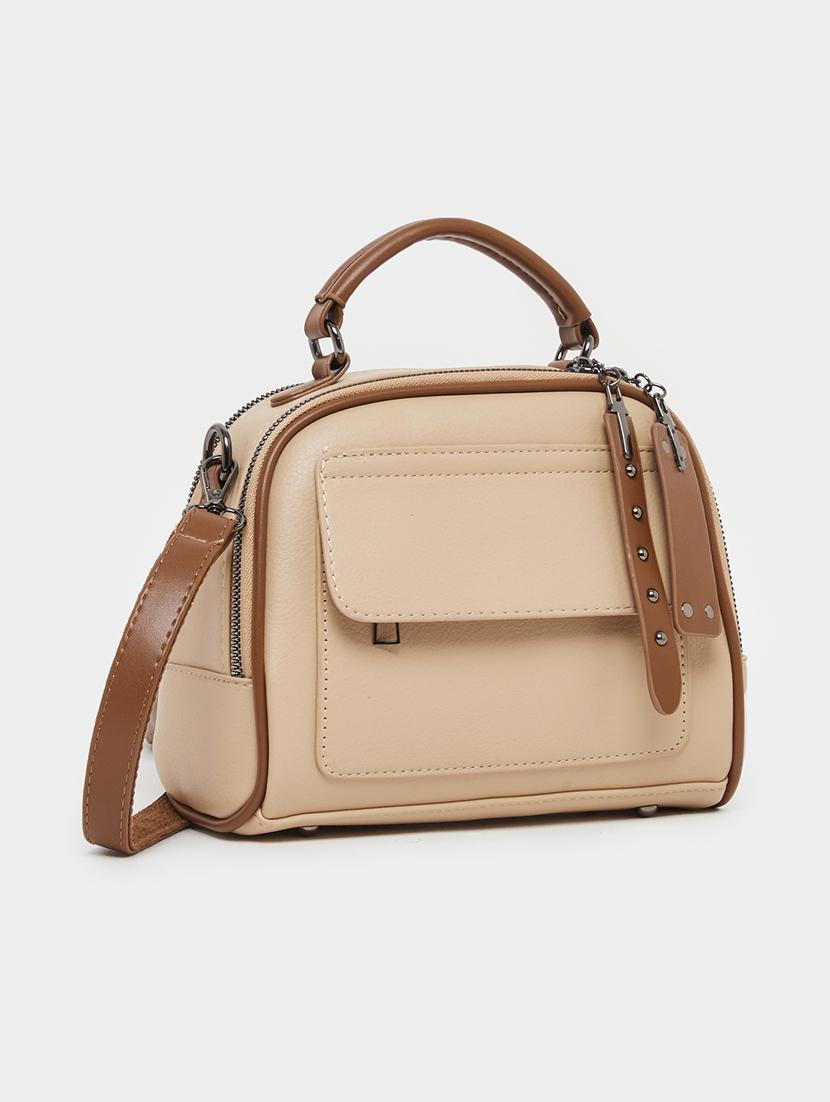 structured handbag with detachable sling strap - 21971451 -  Zoom Image - 0