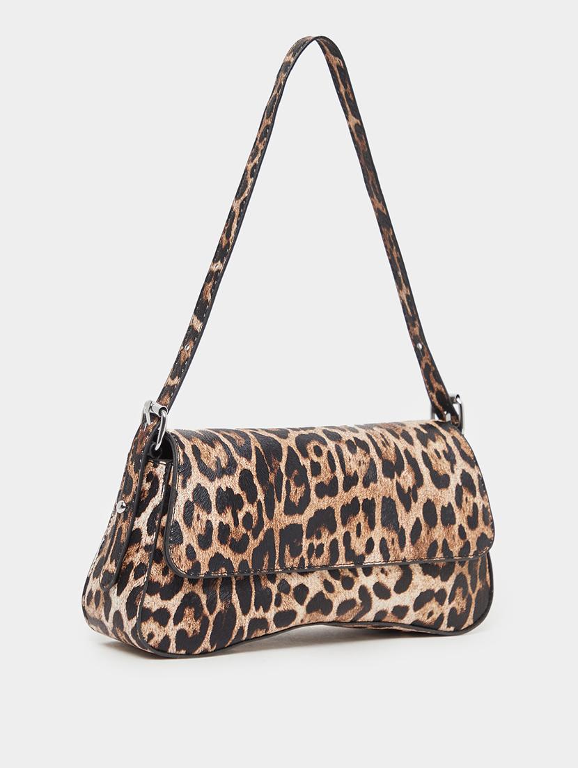 women brown leopard print shoulder handbag stylish - 21971469 - Zoom Image - 0