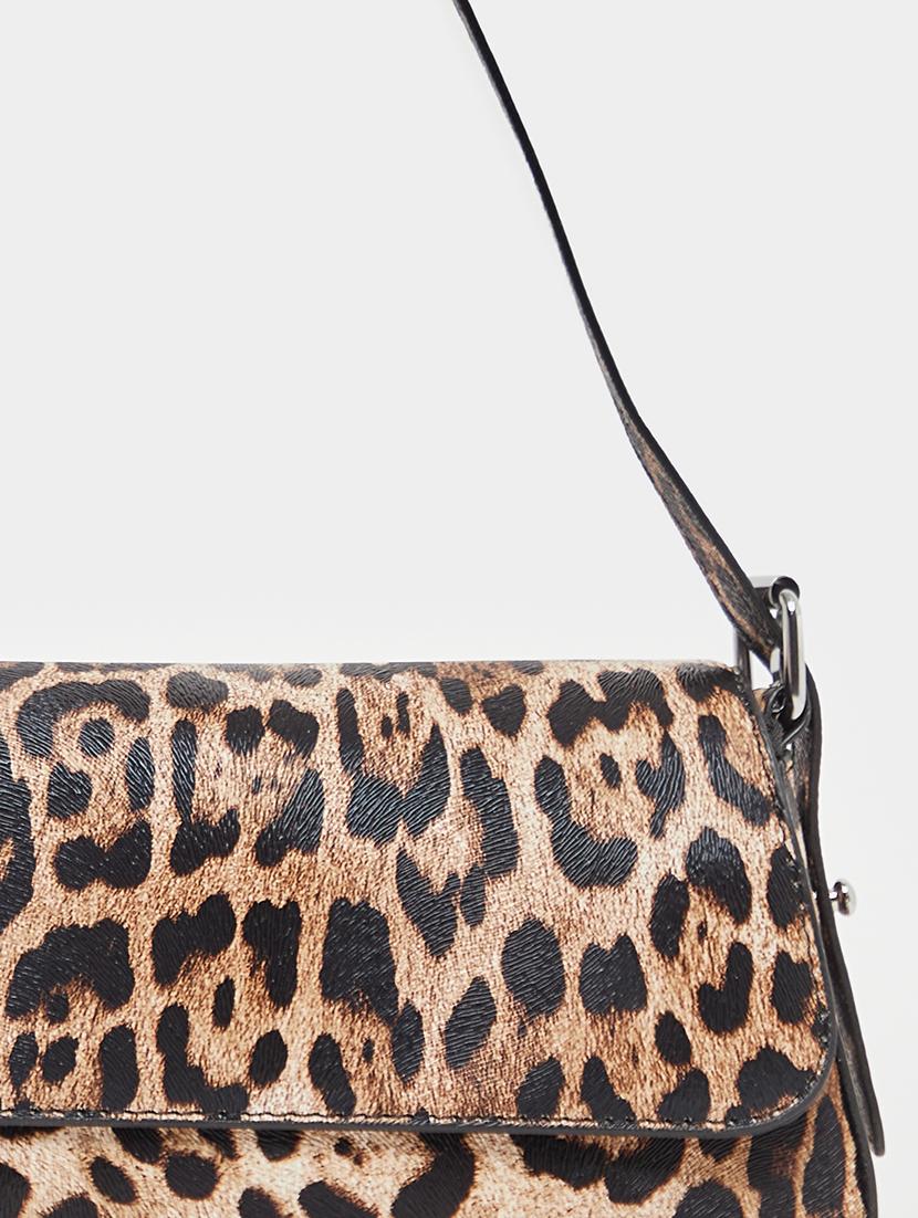 women brown leopard print shoulder handbag stylish - 21971469 - Standard Image - 1