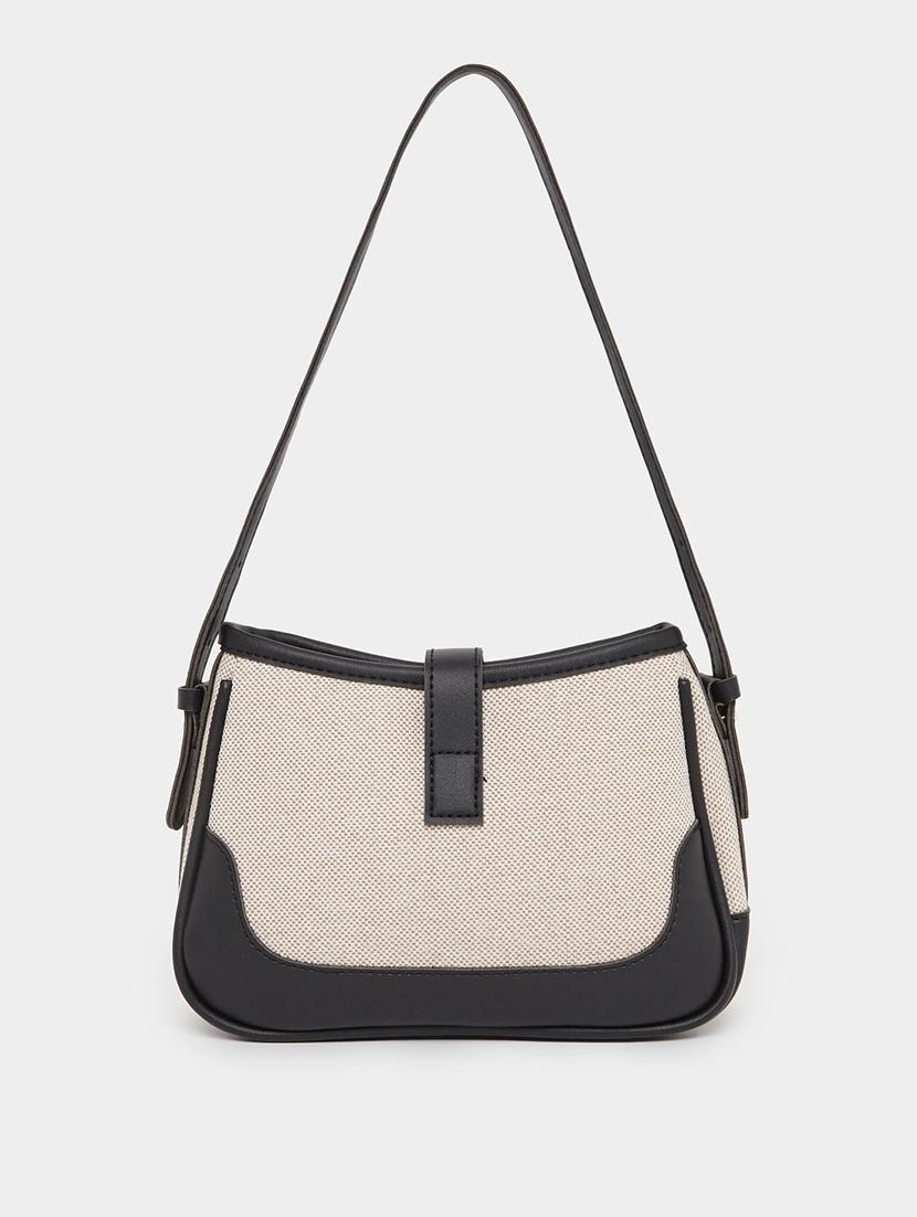 women color block pu leather handbag - 21971483 - Standard Image - 6