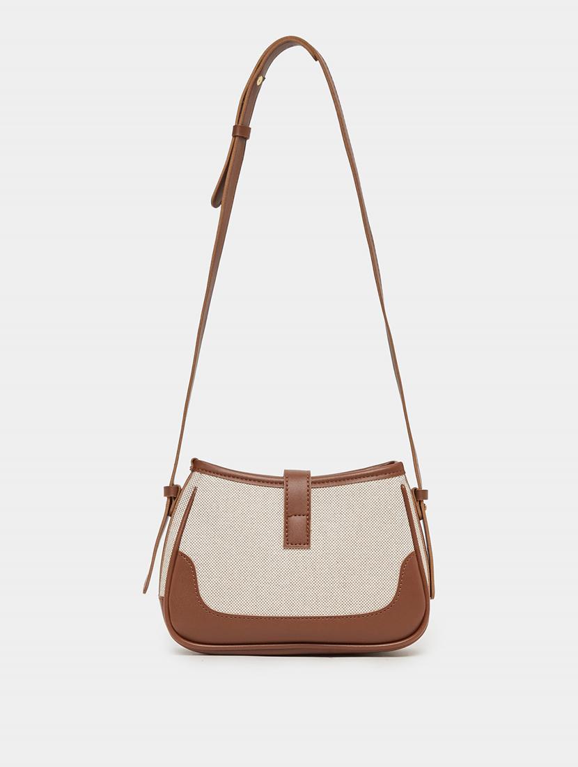 women color block sling bag with buckle - 21971484 - Standard Image - 4