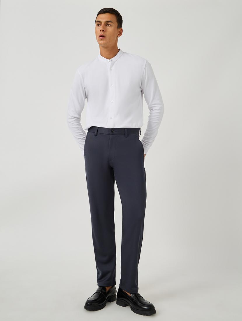men solid long sleeve regular fit casual shirt - 21971531 - Standard Image - 6