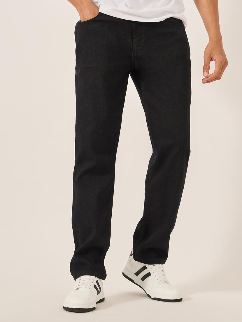 men plain mid rise full length jeans - 21971598 - Zoom Image - 0