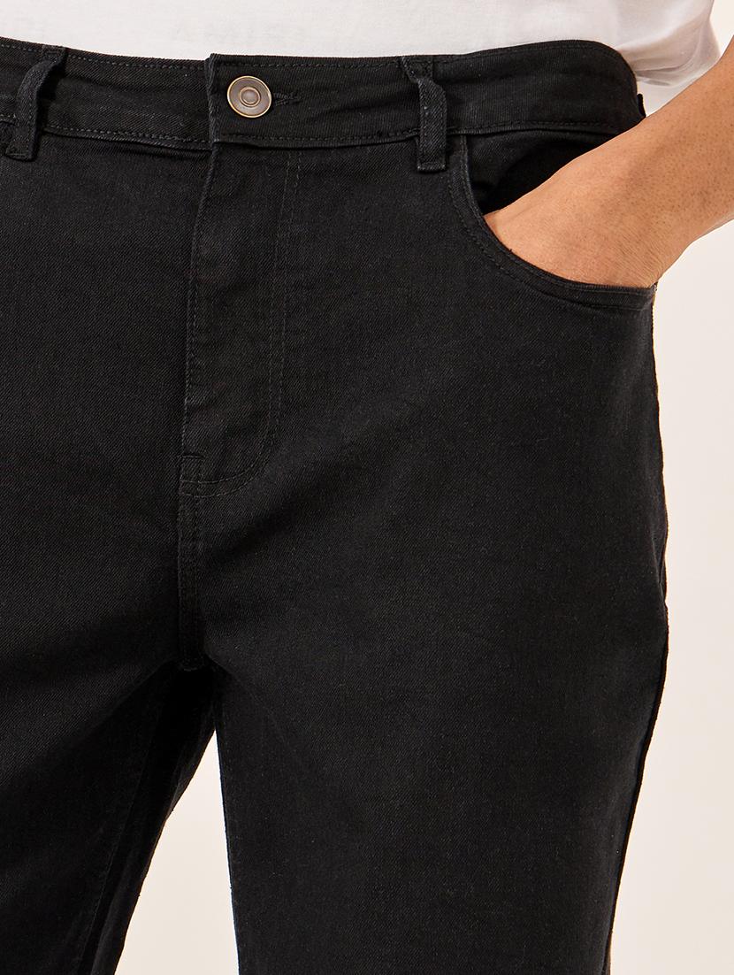 men plain mid rise full length jeans - 21971598 - Standard Image - 4