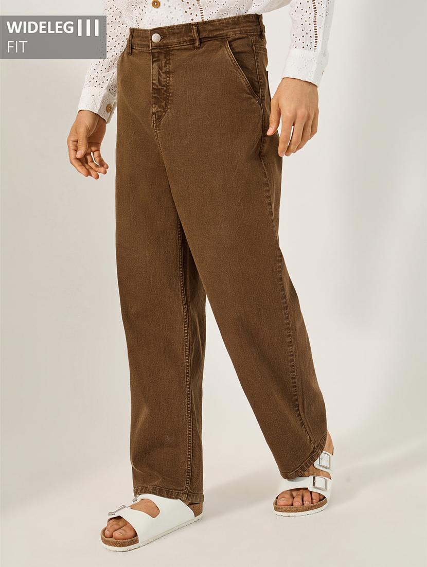 men plain mid rise full length jeans - 21971608 - Zoom Image - 0