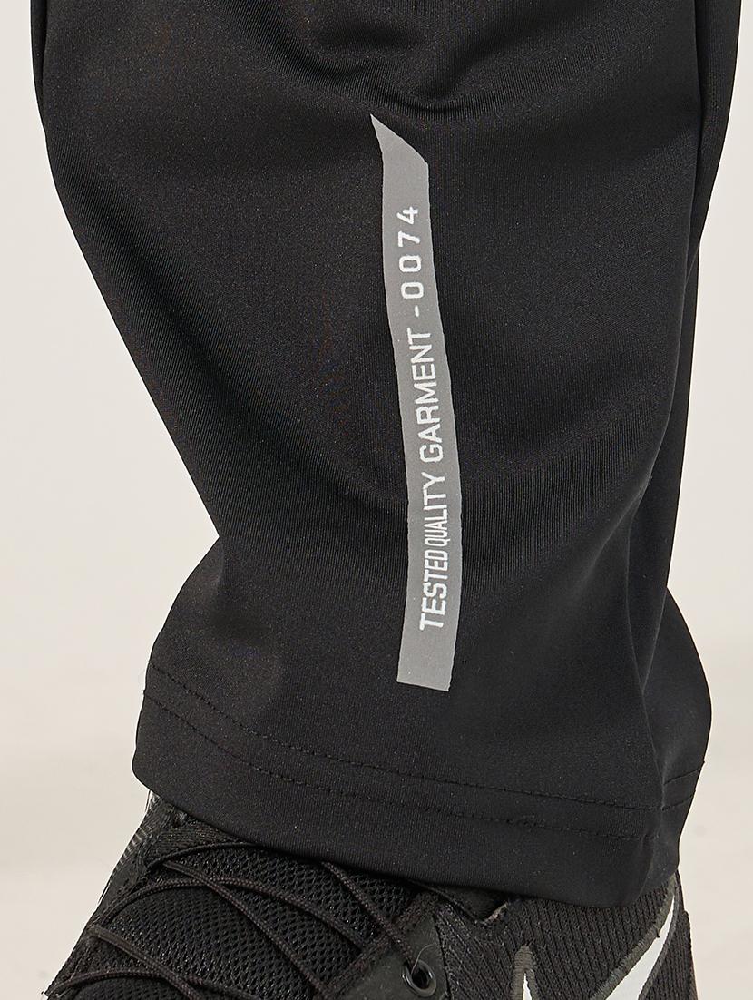 men typography mid rise full length track pant - 21971637 - Standard Image - 4