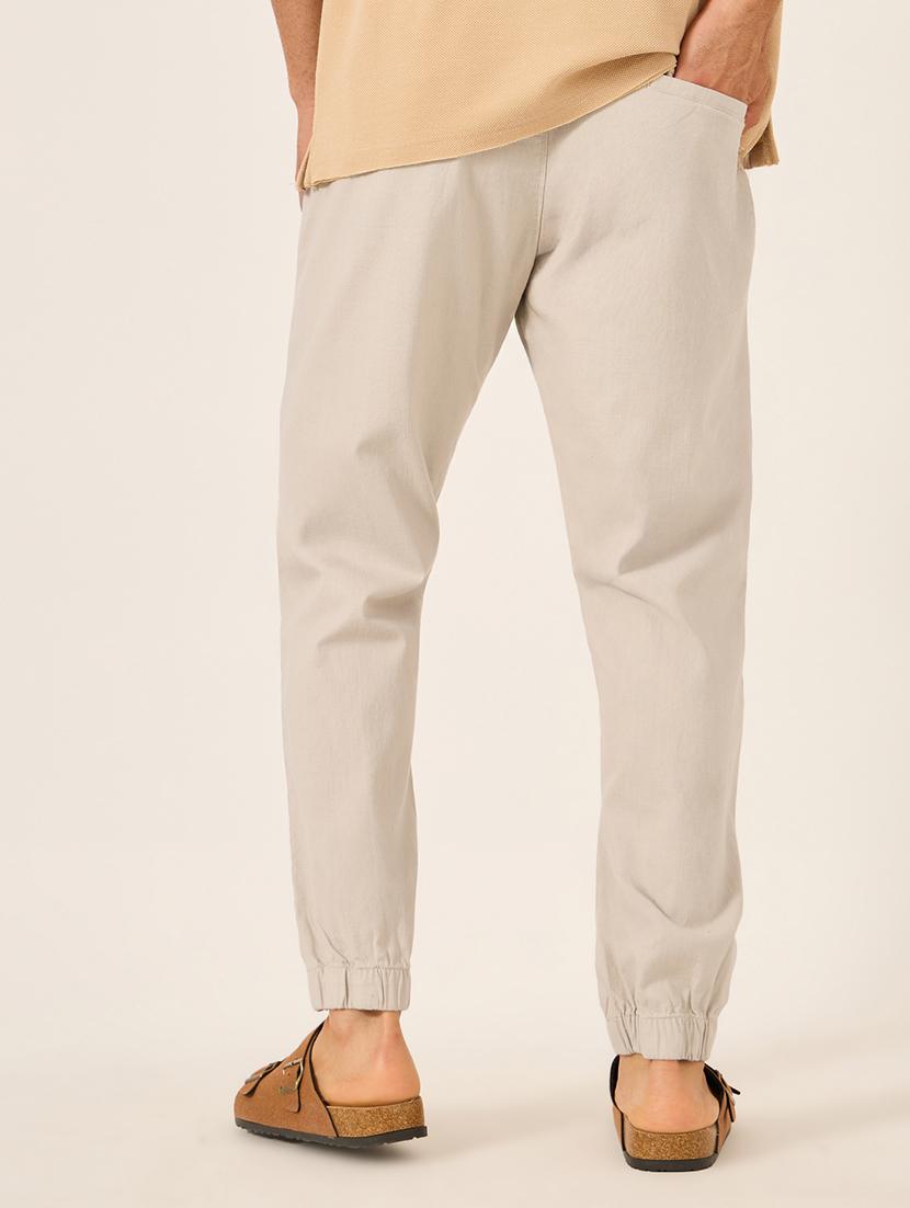 men solid mid rise relaxed fit jogger - 21971705 - Standard Image - 1