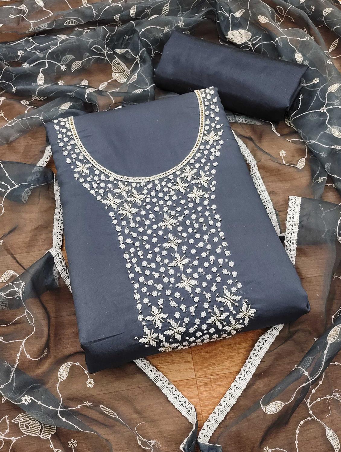 women embroidered unstitched suit set - 21971813 - Zoom Image - 0