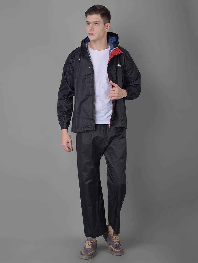 men solid long sleeve rain suit set  - 21971870 -  Standard Image - 1