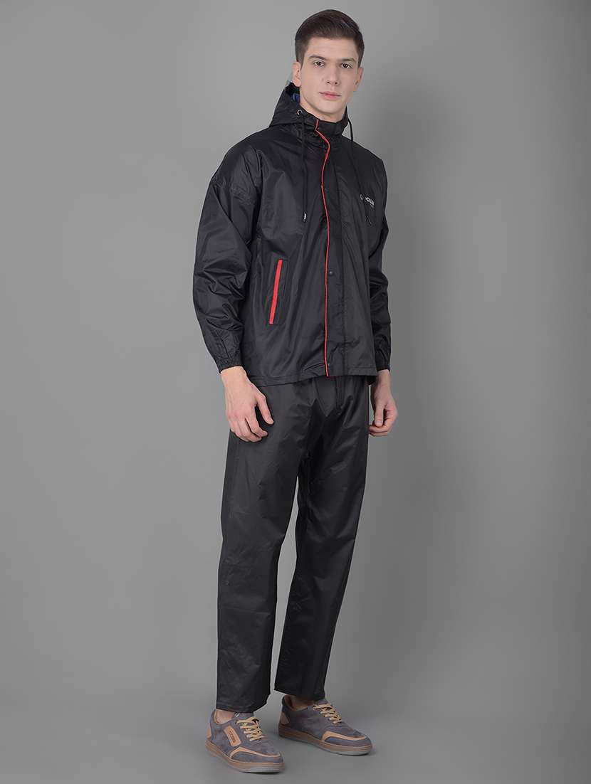 men solid long sleeve rain suit set  - 21971870 -  Standard Image - 4