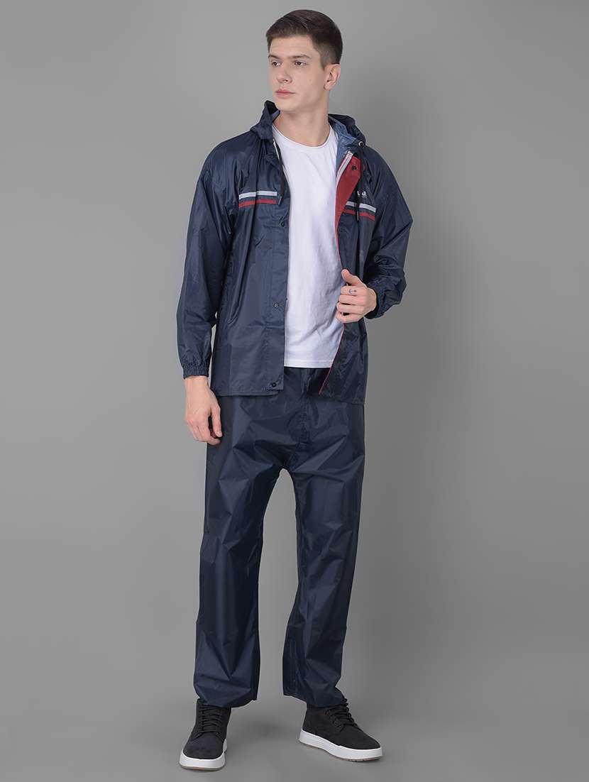 men solid long sleeve rain suit set  - 21971872 -  Standard Image - 1