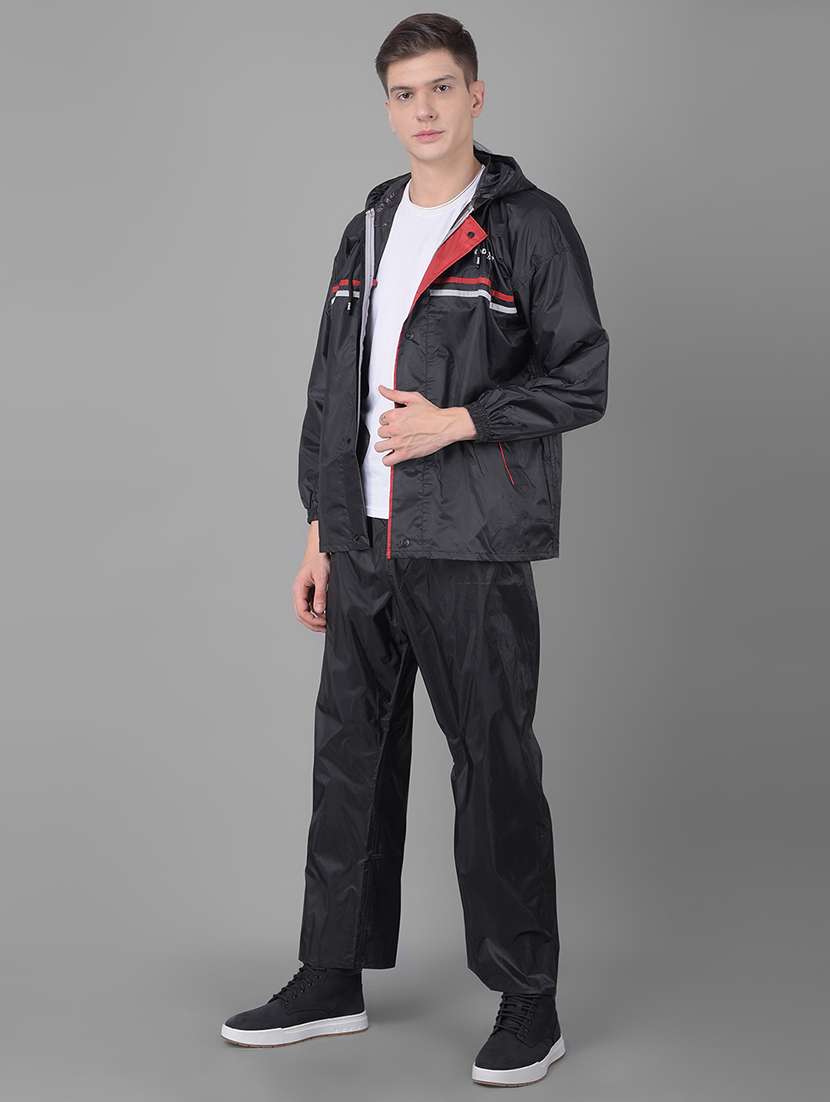 men solid long sleeve rain suit set  - 21971874 -  Standard Image - 1