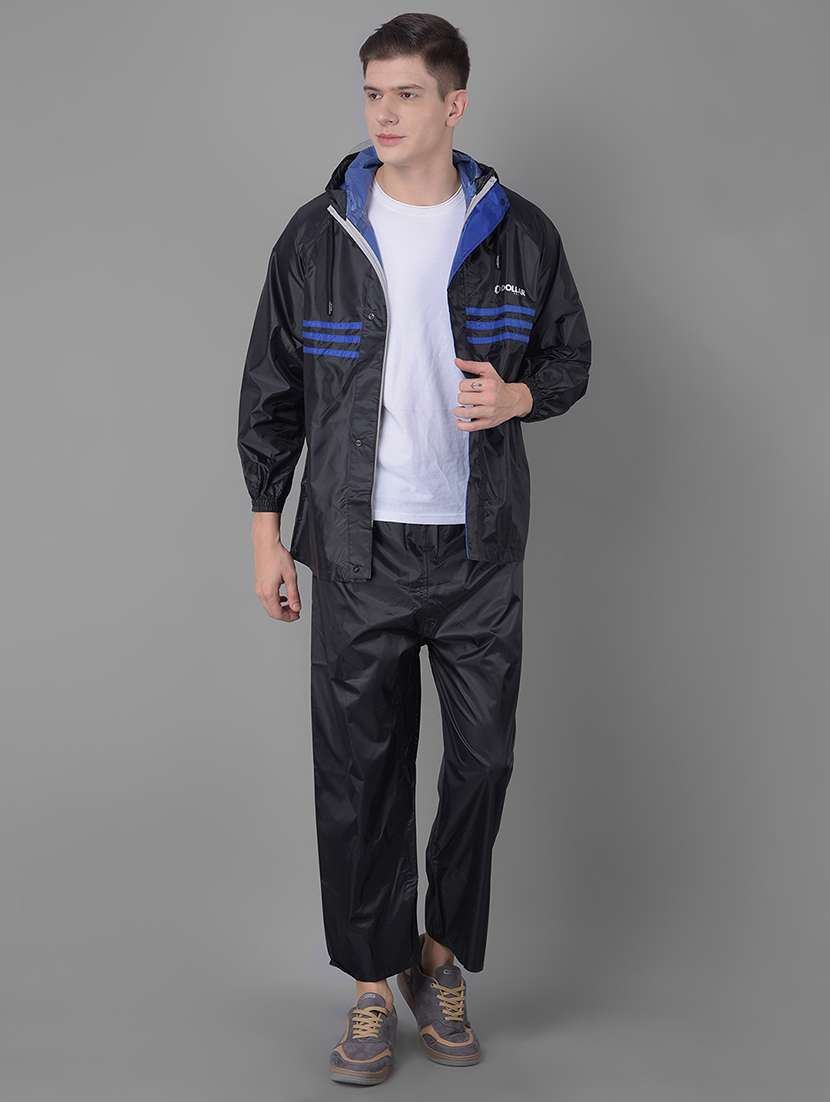 men solid long sleeve rain suit set  - 21971875 -  Standard Image - 1