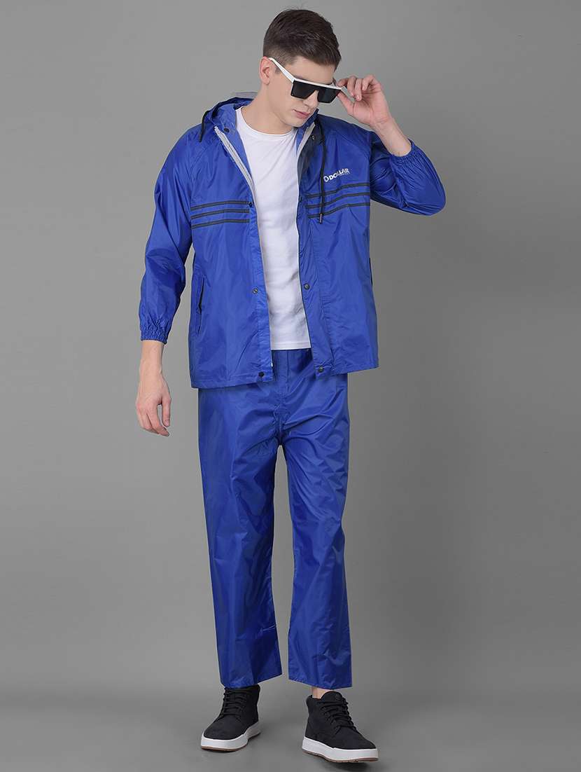 men solid long sleeve rain suit set  - 21971877 -  Standard Image - 1