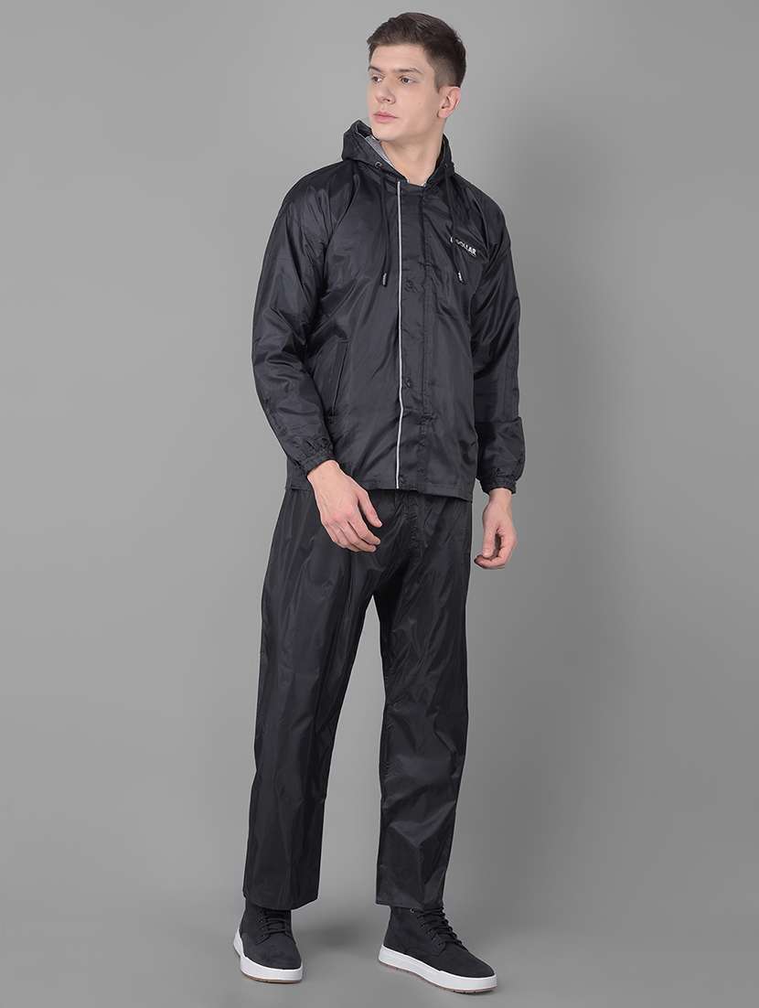 men solid long sleeve rain suit set  - 21971884 -  Standard Image - 1