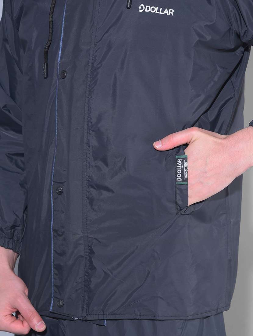 men solid long sleeve rain suit set - 21971891 - Standard Image - 4