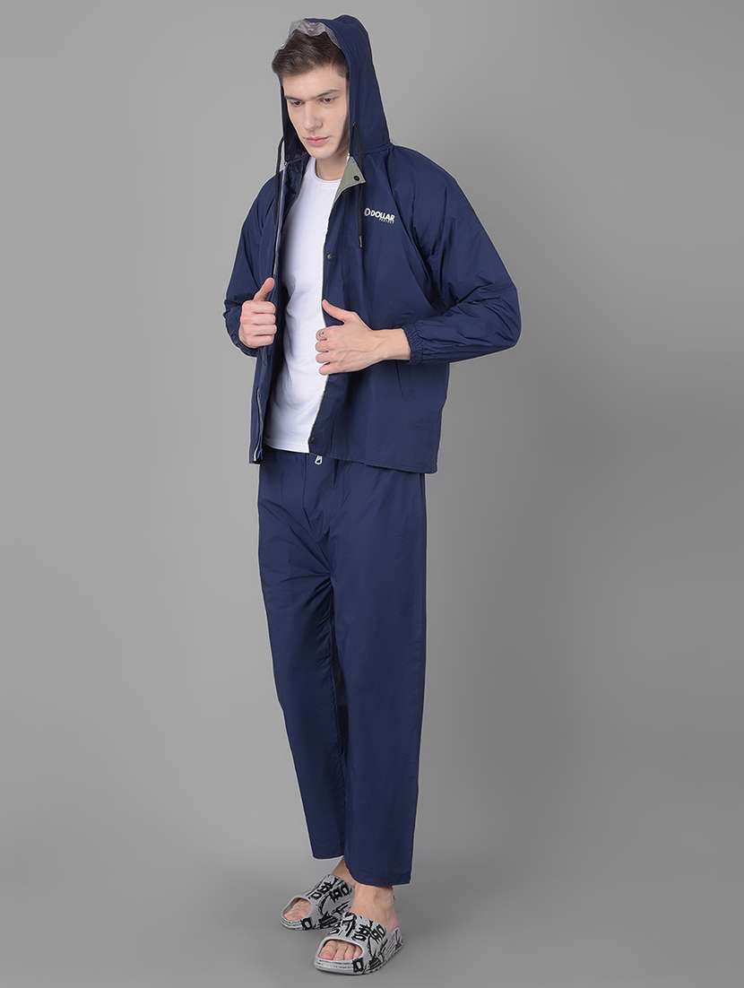 men solid long sleeve rain suit set  - 21971893 -  Standard Image - 1