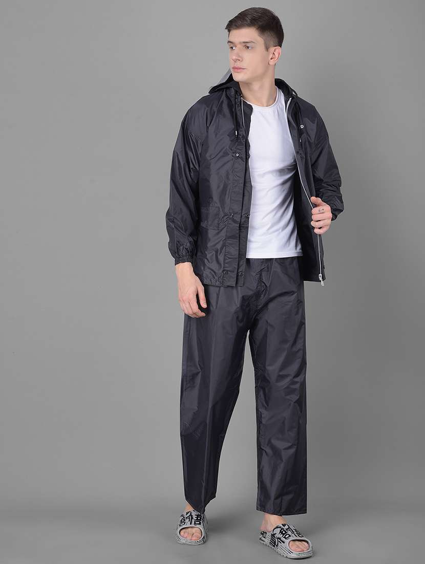 men solid long sleeve rain suit set  - 21971894 -  Standard Image - 1