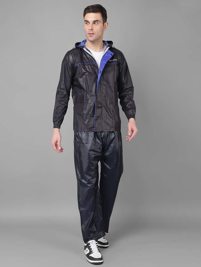 men solid long sleeve rain suit set  - 21971910 -  Standard Image - 1