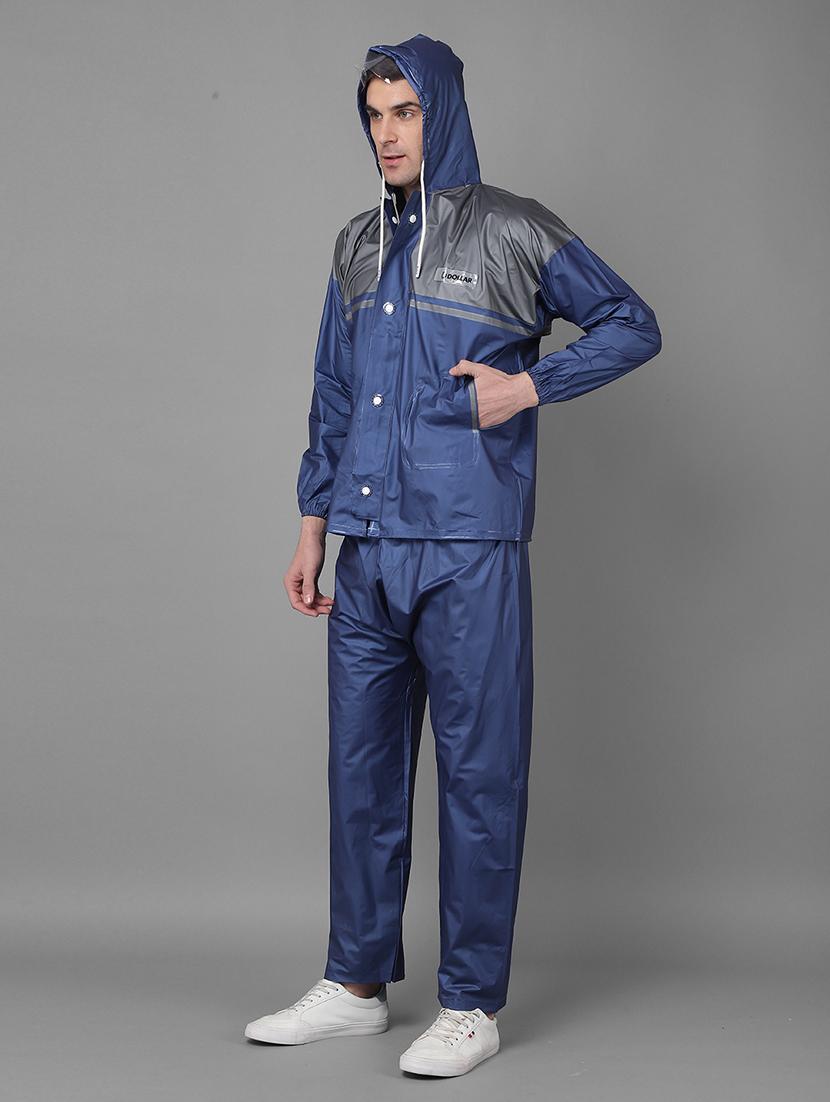 men color block long sleeve rain suit set  - 21971927 -  Standard Image - 1