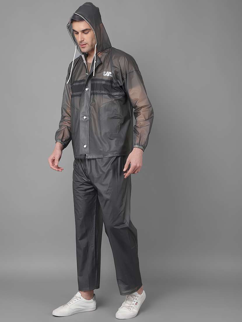 men striped long sleeve rain suit set  - 21971928 -  Standard Image - 1