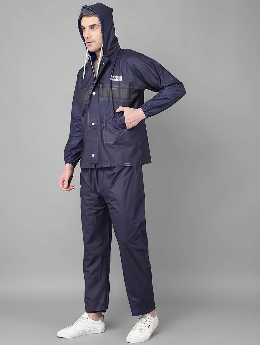 men striped long sleeve rain suit set  - 21971930 -  Standard Image - 1