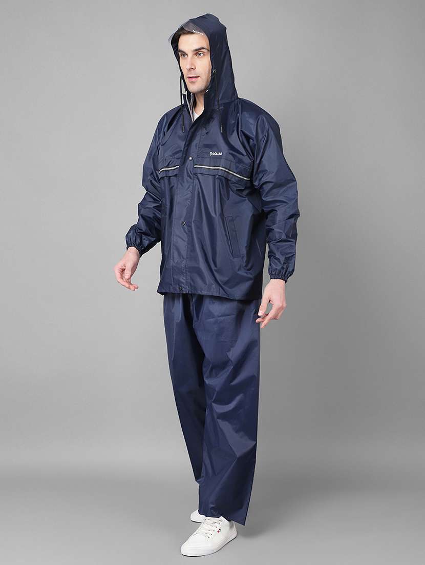 men solid long sleeve rain suit set  - 21971941 -  Standard Image - 1