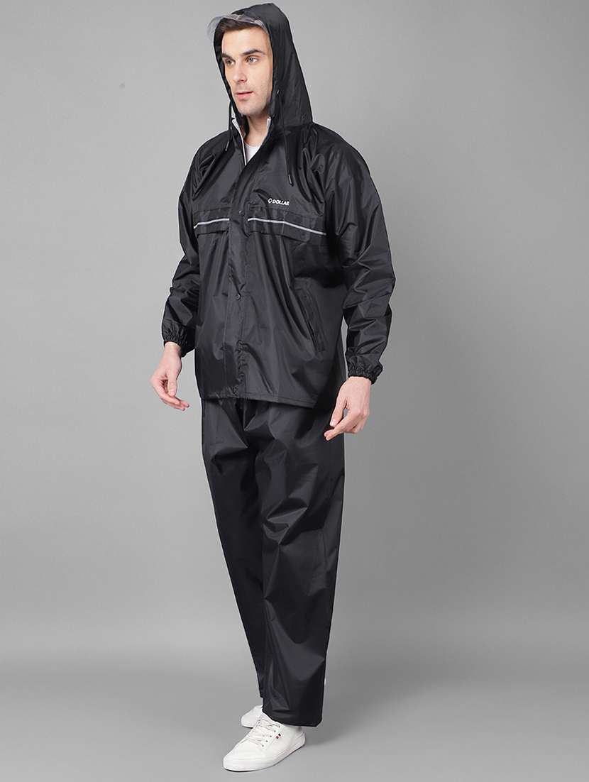 men solid long sleeve rain suit set  - 21971942 -  Standard Image - 1