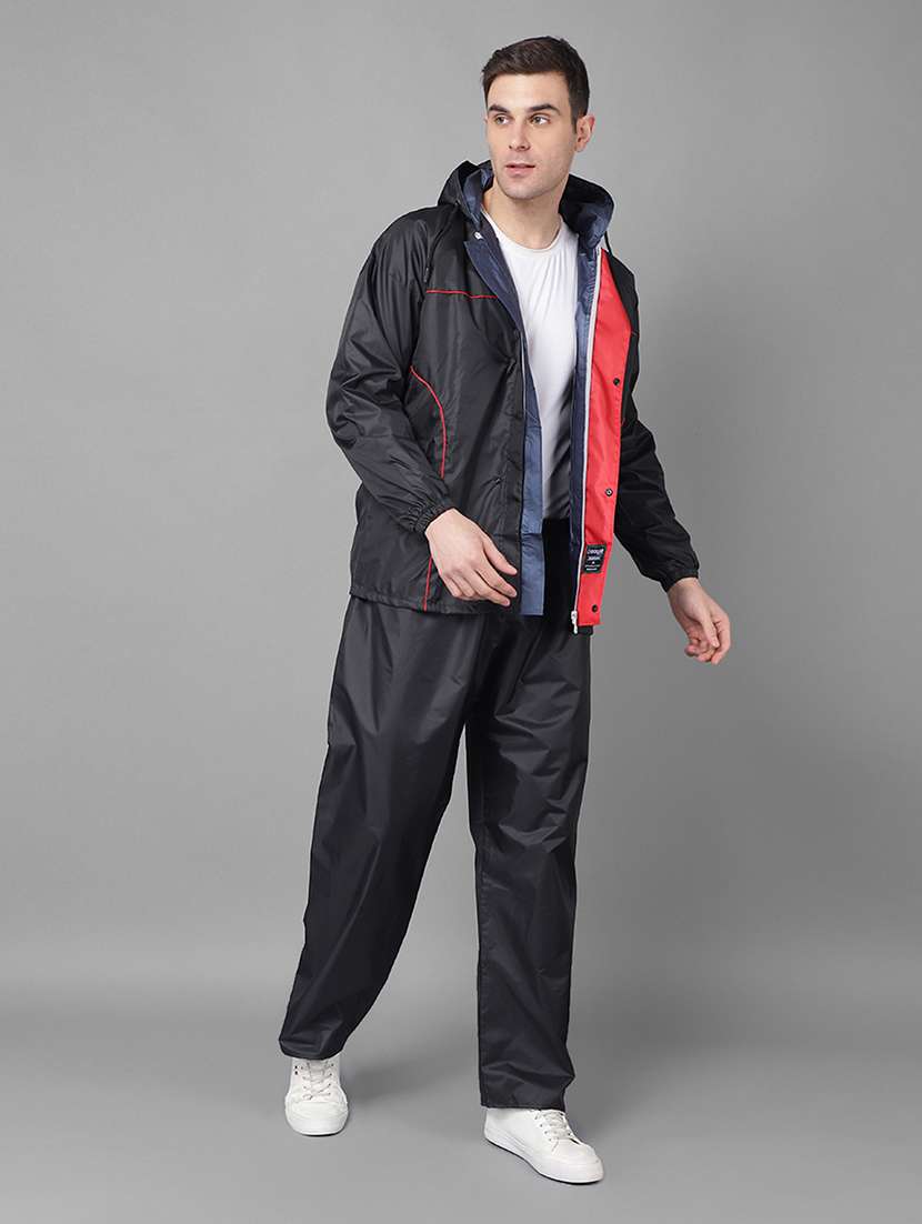 men solid long sleeve rain suit set  - 21971948 -  Standard Image - 1